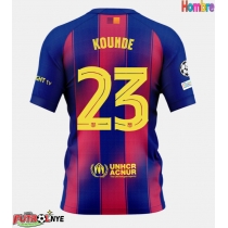 Camiseta Barcelona Jules Kounde #23 Primera Equipación 2025-26 manga corta